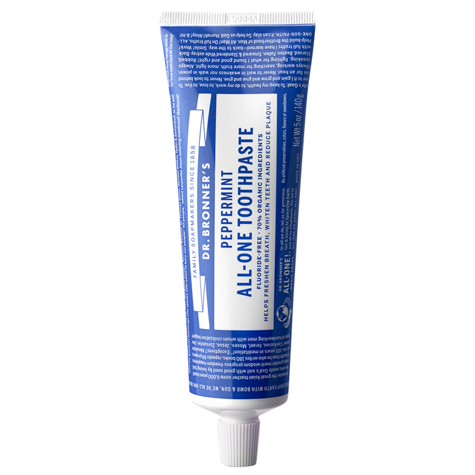 Dr Bronner's Peppermint All-One Toothpaste 148ml