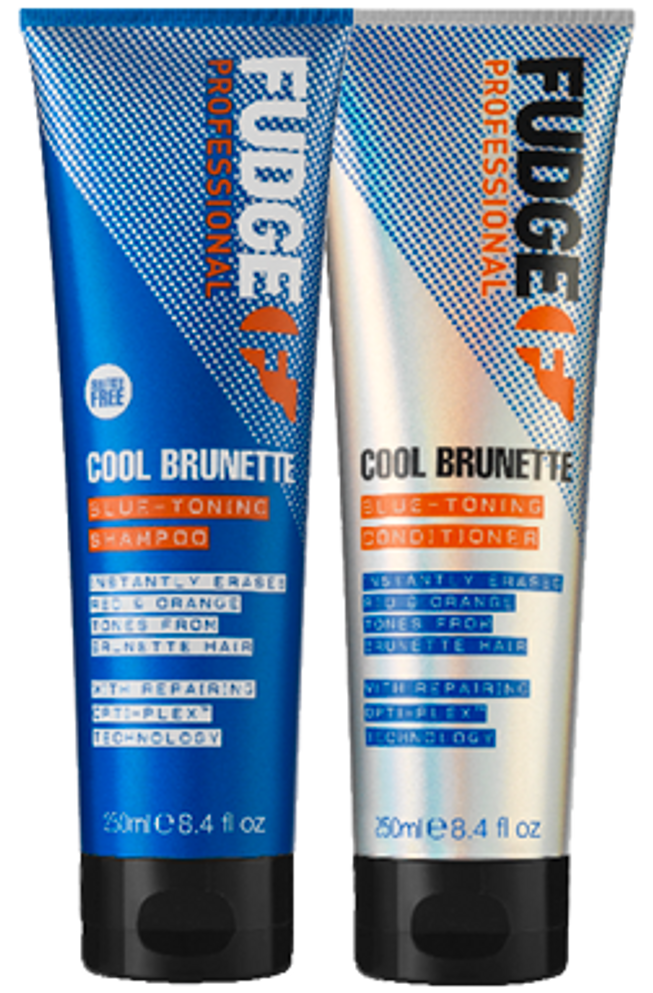 Fudge Cool Brunette Blue Toning Duo - 2 x 250ml