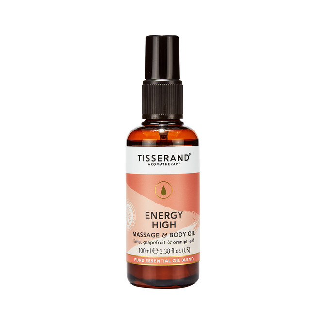 Tisserand Aromatherapy Energy High Massage & Body Oil - 100ml