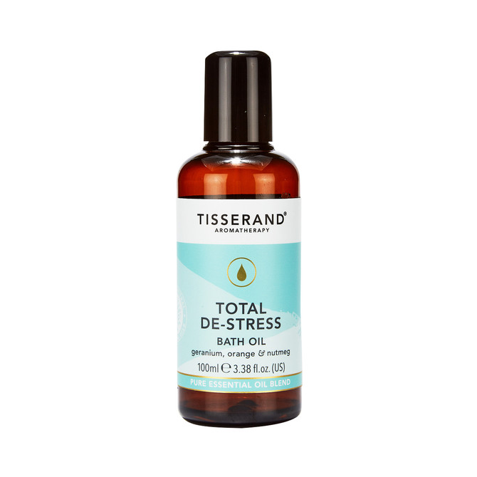 Tisserand Aromatherapy Total De-Stress Bath Oil - 100ml