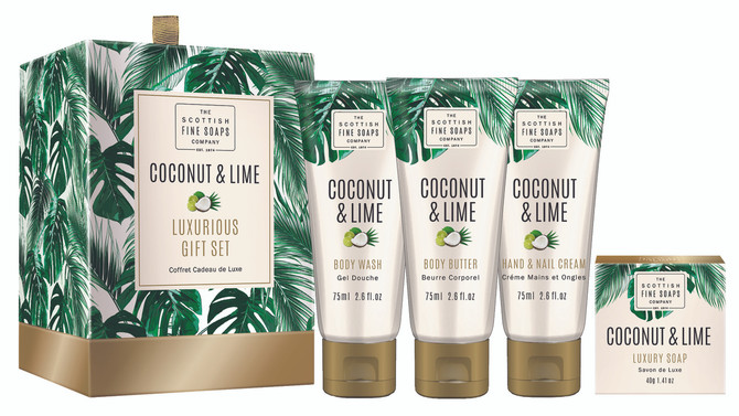 Scottish Fine Soaps Coconut & Lime Gift Set