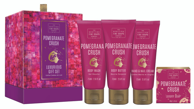 Scottish Fine Soaps Pomegranate Crush Gift Set