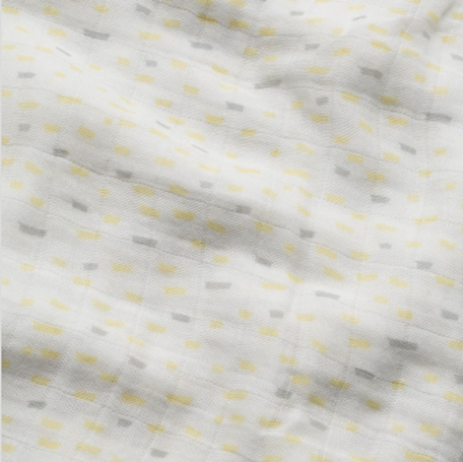 Storksak Muslin Swaddle Raindot Print