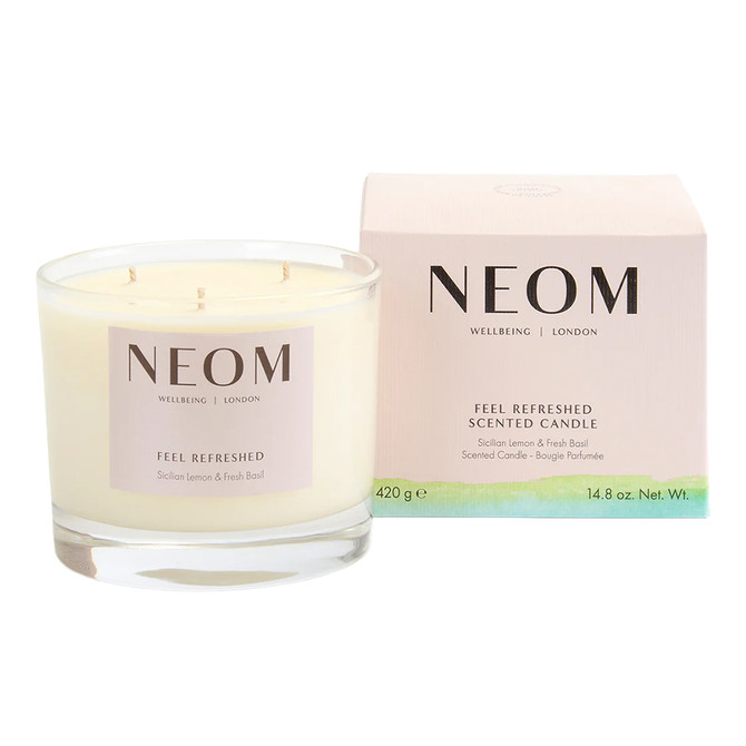 NEOM Feel Refreshed Scented Candle 3 Wick