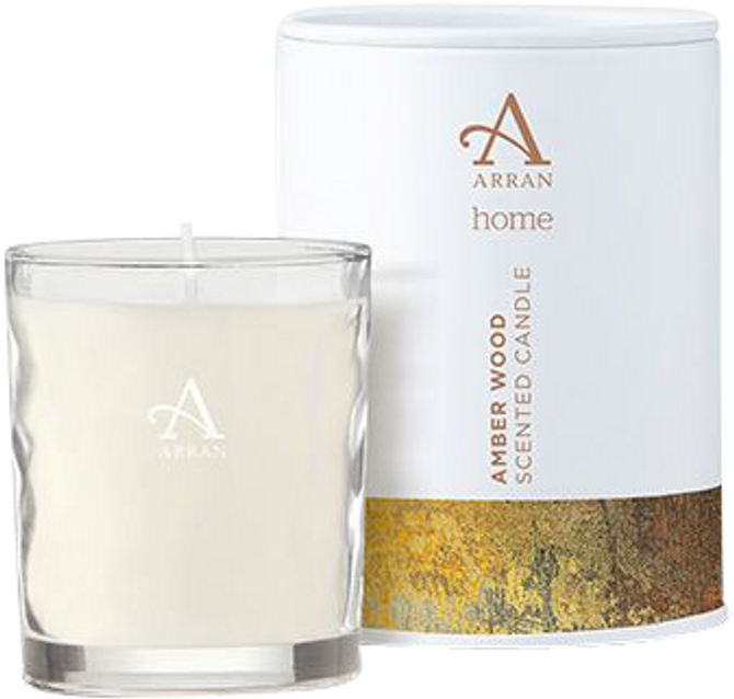 Arran Sense of Scotland Amberwood Travel Candle 8cl