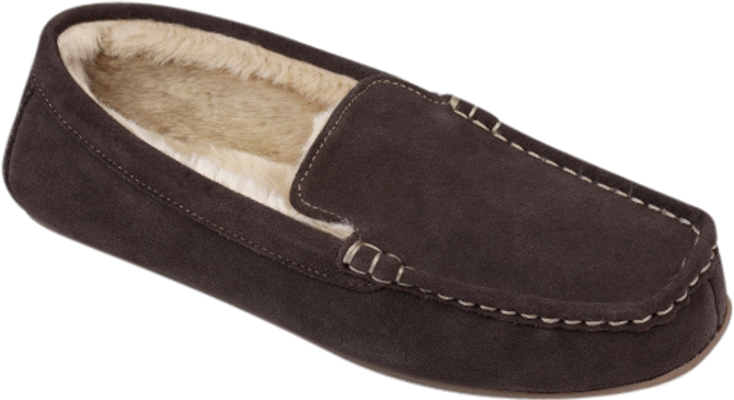 Ruby + Ed Mens Bear Suede Moccasin