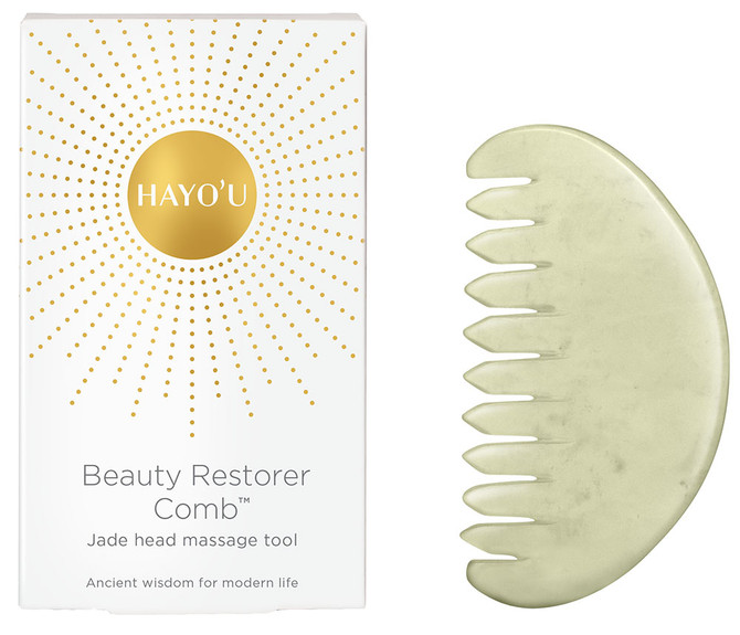 HAYO'U Beauty Restorer Comb - Jade Head Massage Tool