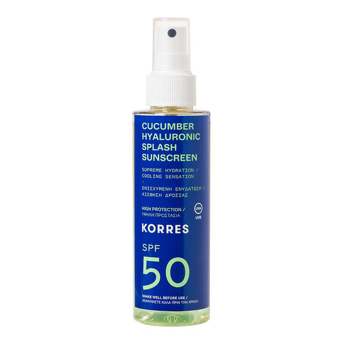 Korres Hyaluronic Sunscreen Splash SPF 50