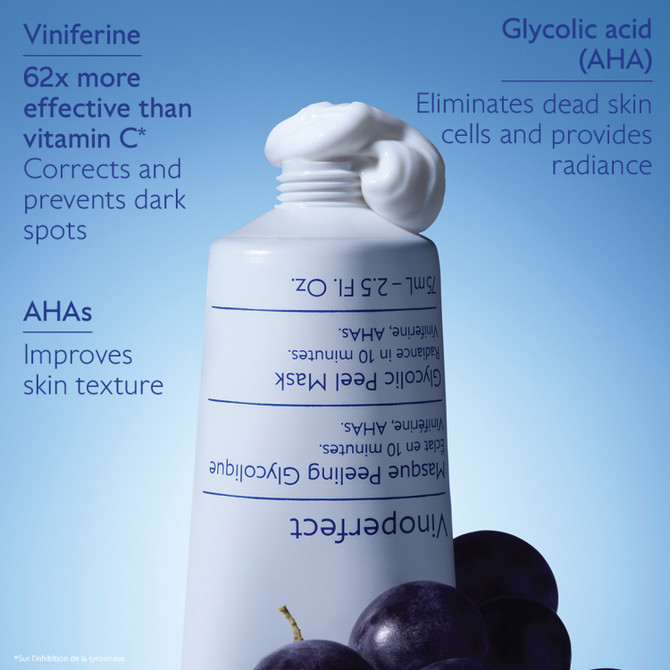 Caudalie Vinoperfect Brightening Glycolic Peel Mask 75ml