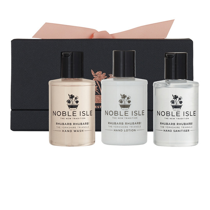 Noble Isle Rhubarb Rhubarb! Hand Care Trio