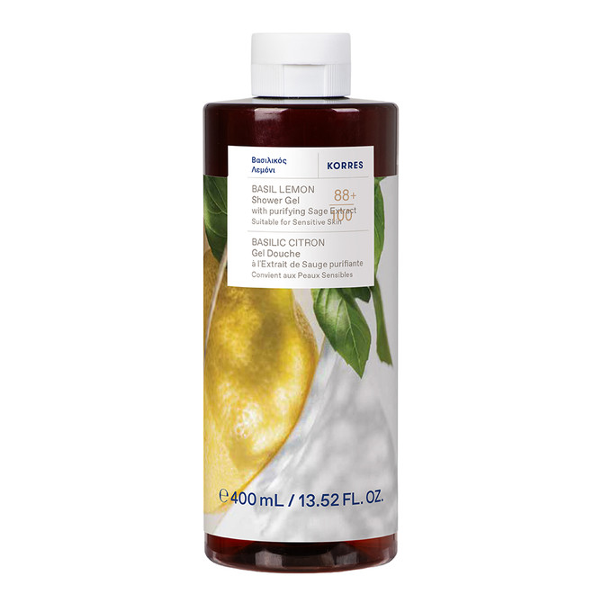 KORRES Basil Lemon Shower Gel 400ml