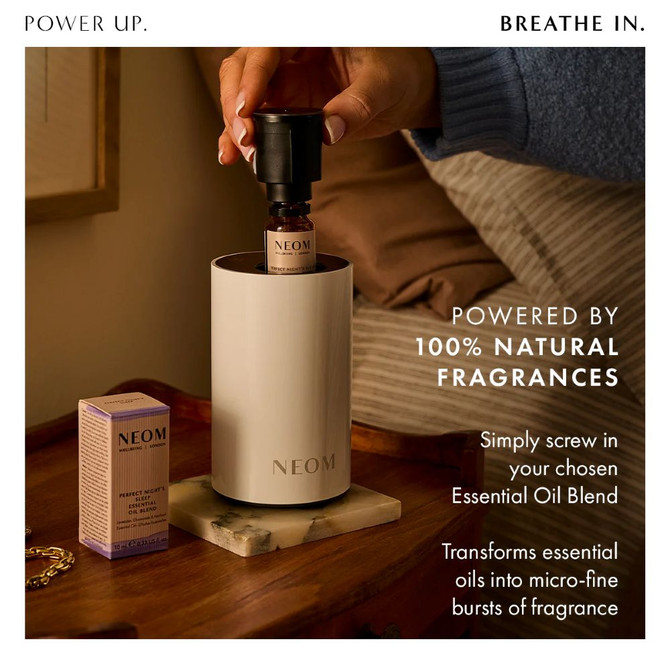 NEOM Wellbeing Pod Mini+ Waterless Essential Oil Diffuser - White