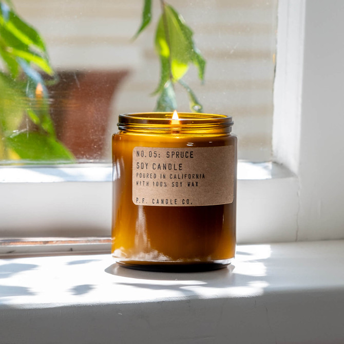 P.F. Candle Co. Spruce Standard Soy Wax Candle