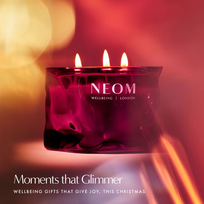 NEOM Christmas Wish 3 Wick Candle 420g