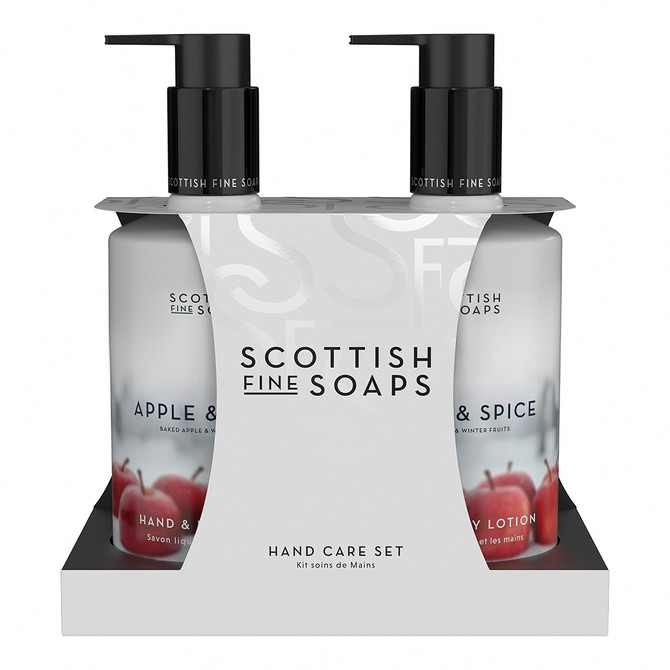 Scottish Fine Soaps Apple & Spice Hand Care Set 2x300ml