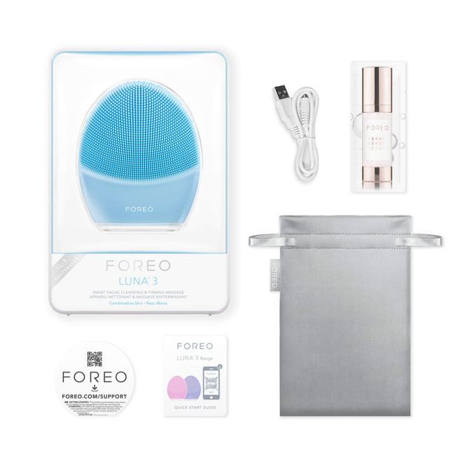 FOREO LUNA 3 Face Brush and Anti-Aging Massager for Combination Skin