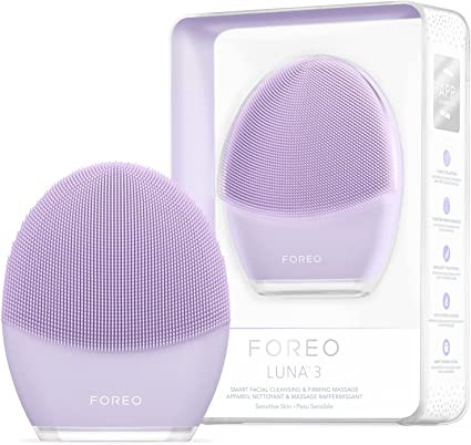 新品未使用　FOREO LUNA 3 パープル　ケースに傷あり FOREO LUNA 3 Face Brush & Anti-Aging Massager for Sensitive Skin