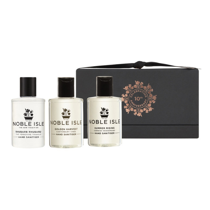 Noble Isle Hand Sanitiser Trio Gift Set