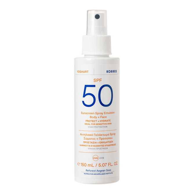 Korres YOGHURT Spray Emulsion Body + Face SPF50