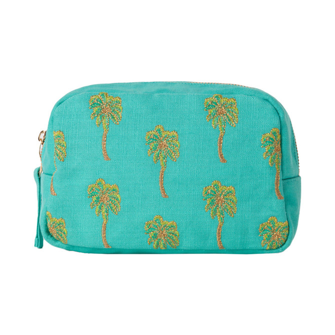 Elizabeth Scarlett Summer Palm Cosmetics Bag