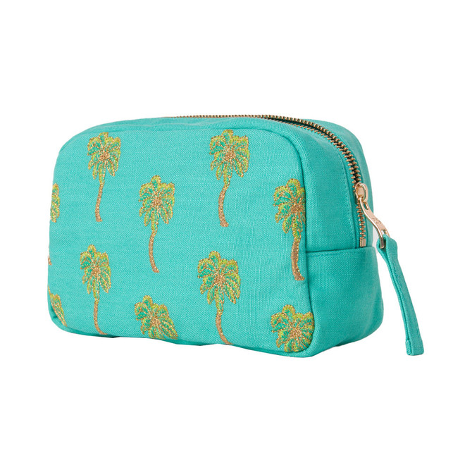 Elizabeth Scarlett Summer Palm Cosmetics Bag