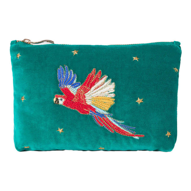 Elizabeth Scarlett Parrot Mini Pouch