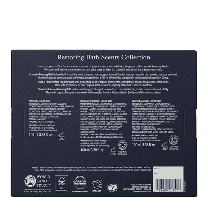 Neal’s Yard Remedies Restoring Bath Scents Collection 