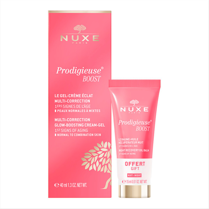 NUXE Prodigieuse Boost Day Cream Gel + Mini Night Cream Duo