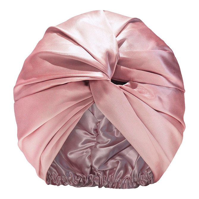 Slip Pure Silk Turban Pink