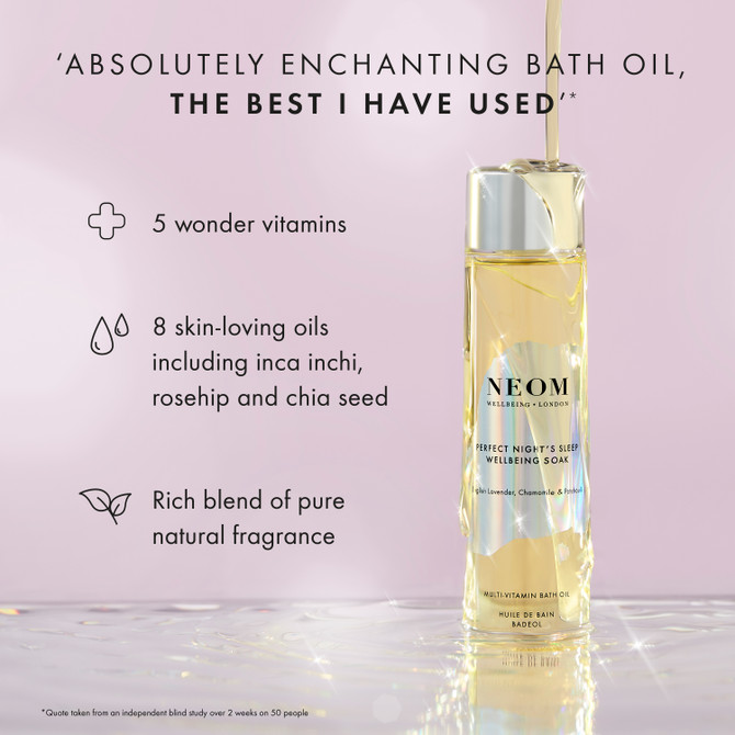 Neom Real Luxury Wellbeing Soak Multi-Vitamin Bath Oil