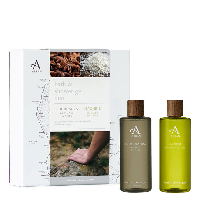 Arran Sense of Scotland Men's Lochranza Bath & Shower Gel Gift Set