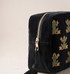 Elizabeth Scarlett Tree Frogs Charcoal Velvet Wash Bag