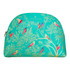 Sara Miller Large Green Birds Cosmetic Bag