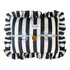 ABAHNA Bath Pillow & Cover - Black & White Stripe