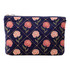 Elizabeth Scarlett Rose Velvet Everyday Pouch - Navy