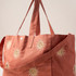 Elizabeth Scarlett Sun Goddess Canvas Rust Carryall Bag