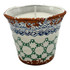 Wax Design Ceramic Provence Candle 11cm - Green & Blue