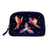 Elizabeth Scarlett Navy Parrot Cosmetics Bag