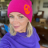 Sunday & Soul PEACE Hot Pink & Orange Beanie Hat