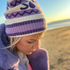 Ski Sunday Lilac & Cream Bobble Hat