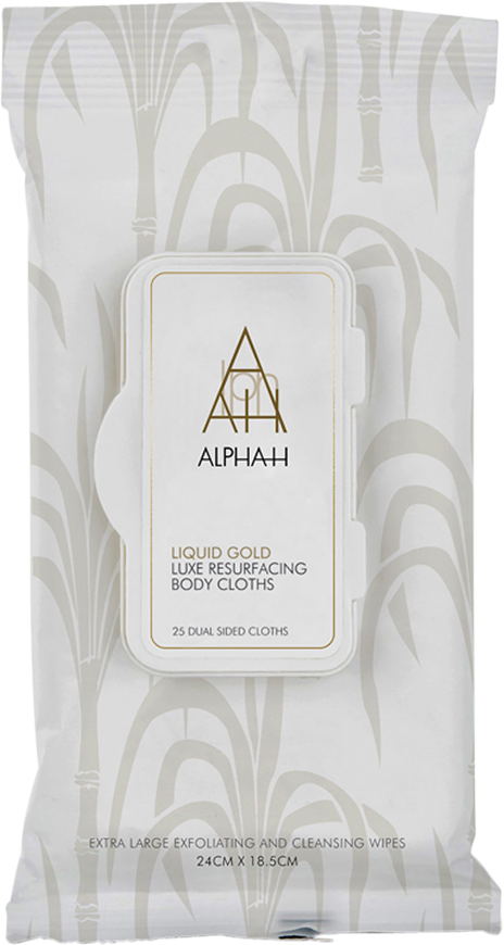 Alpha H Liquid Gold Luxe Body Resurfacing Cloths Bath Unwind
