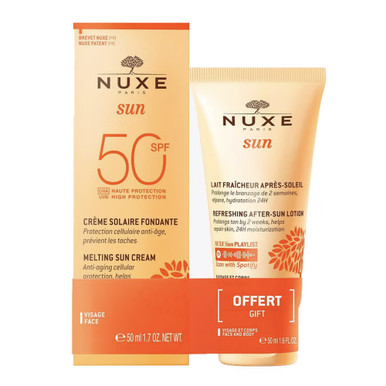 NUXE Sun Face Cream SPF 50 & After Sun | Bath & Unwind | Official