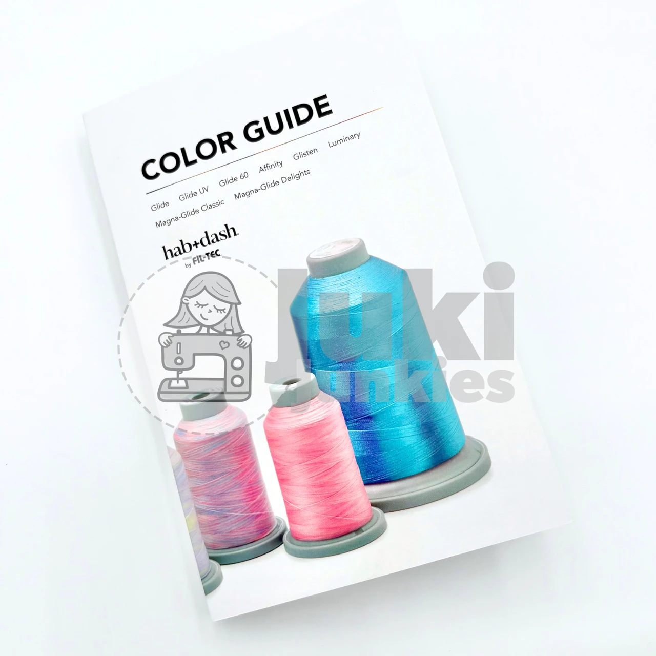 THEREDTHREAD wh×bk Glide Thread Color Card
