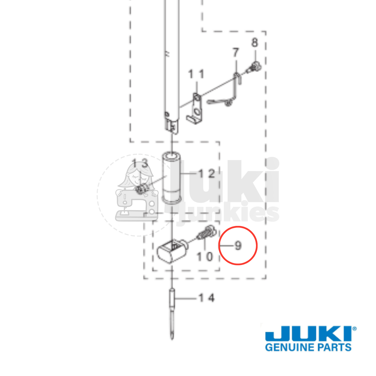 Needle Clamp with Screw for TL Machines #40173366