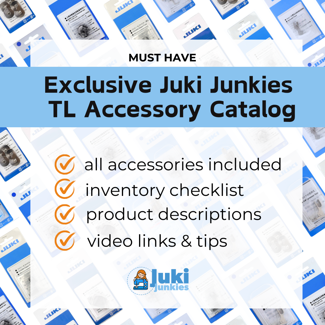 Exclusive Juki Junkies TL Accessory Catalog PDF (Printable PDF Exclusive Juki Junkies TL Accessory Catalog PDF (Printable PDF