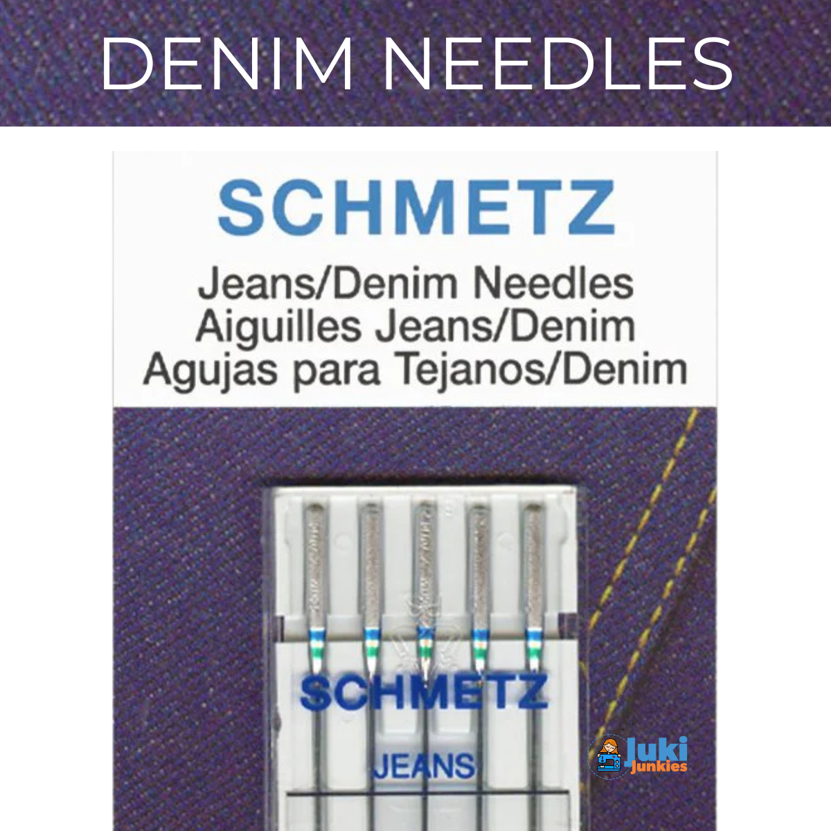 Schmetz Jeans/Denim Needles 5 Pack