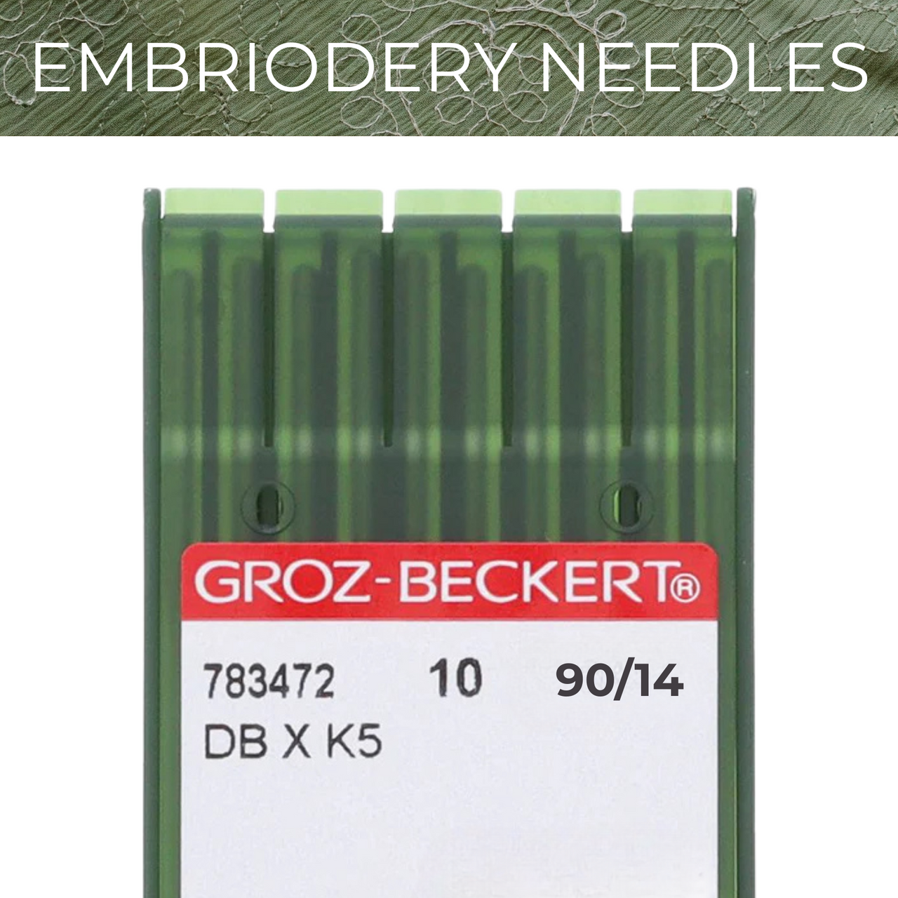 Groz-Beckert Embroidery Tajima Sai Needles 90/14