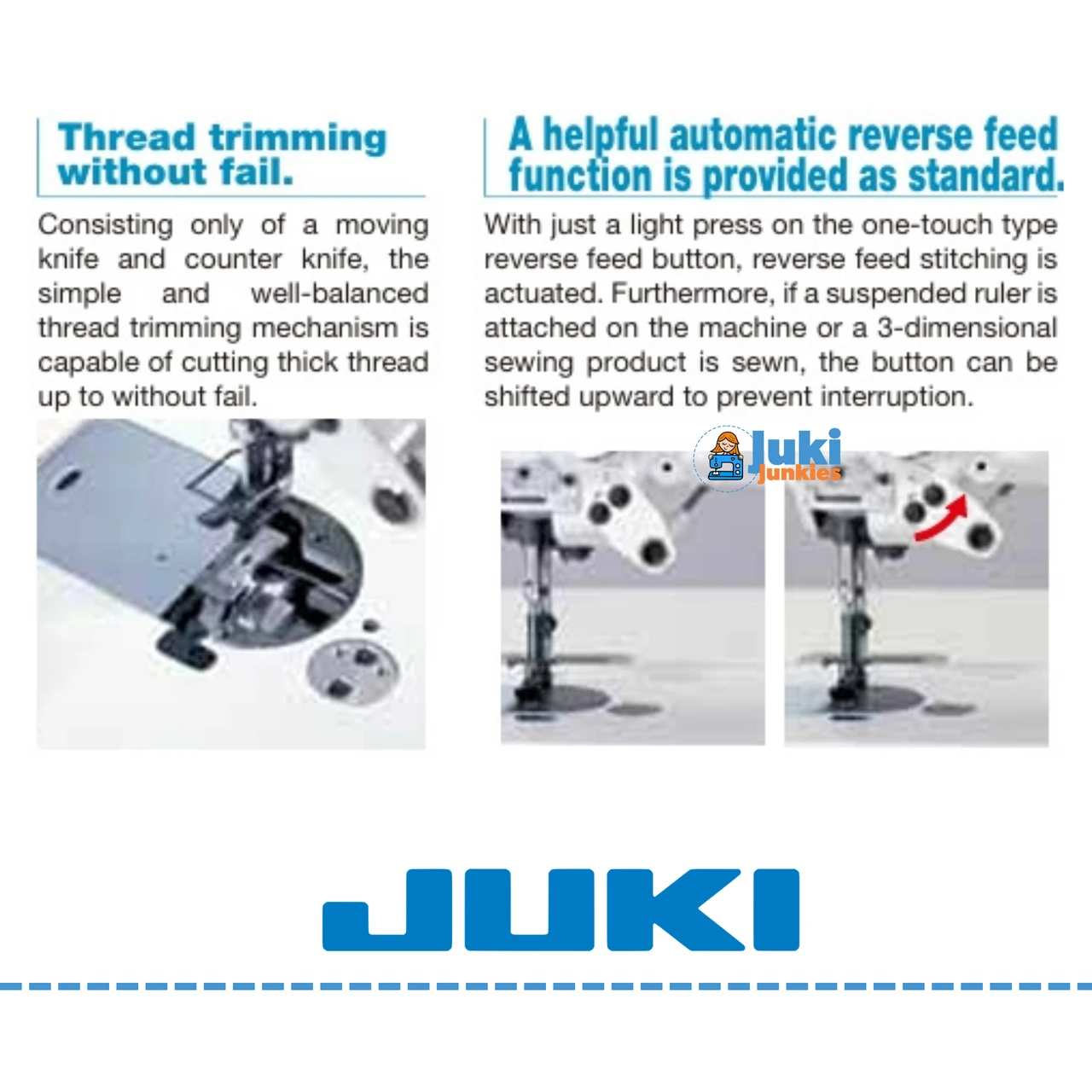 Juki DNU-1541 Industrial Walking Foot Single Stitch Machine With