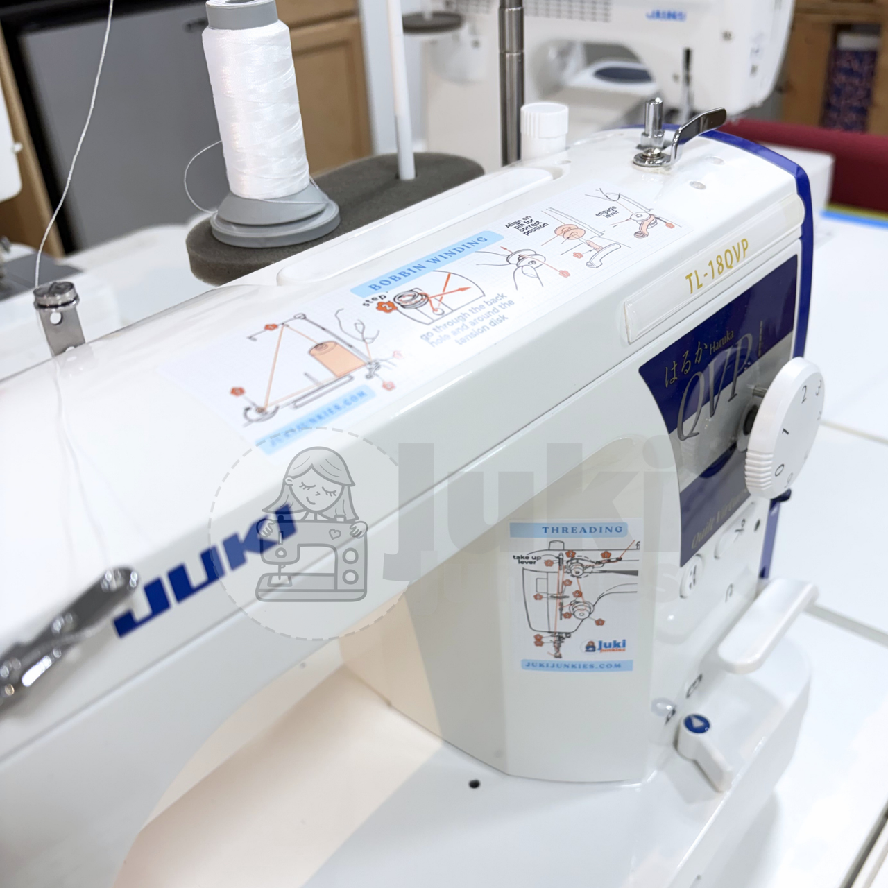 Juki TL Threading & Bobbin Winding Sticker Pack