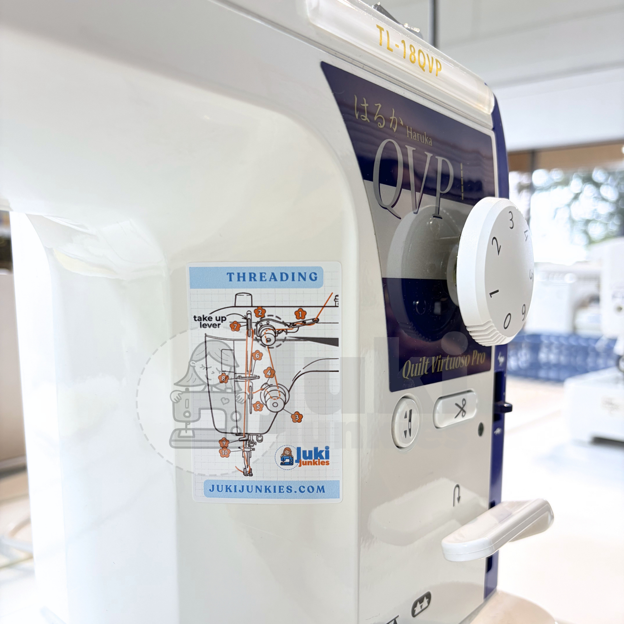 Juki TL Threading & Bobbin Winding Sticker Pack